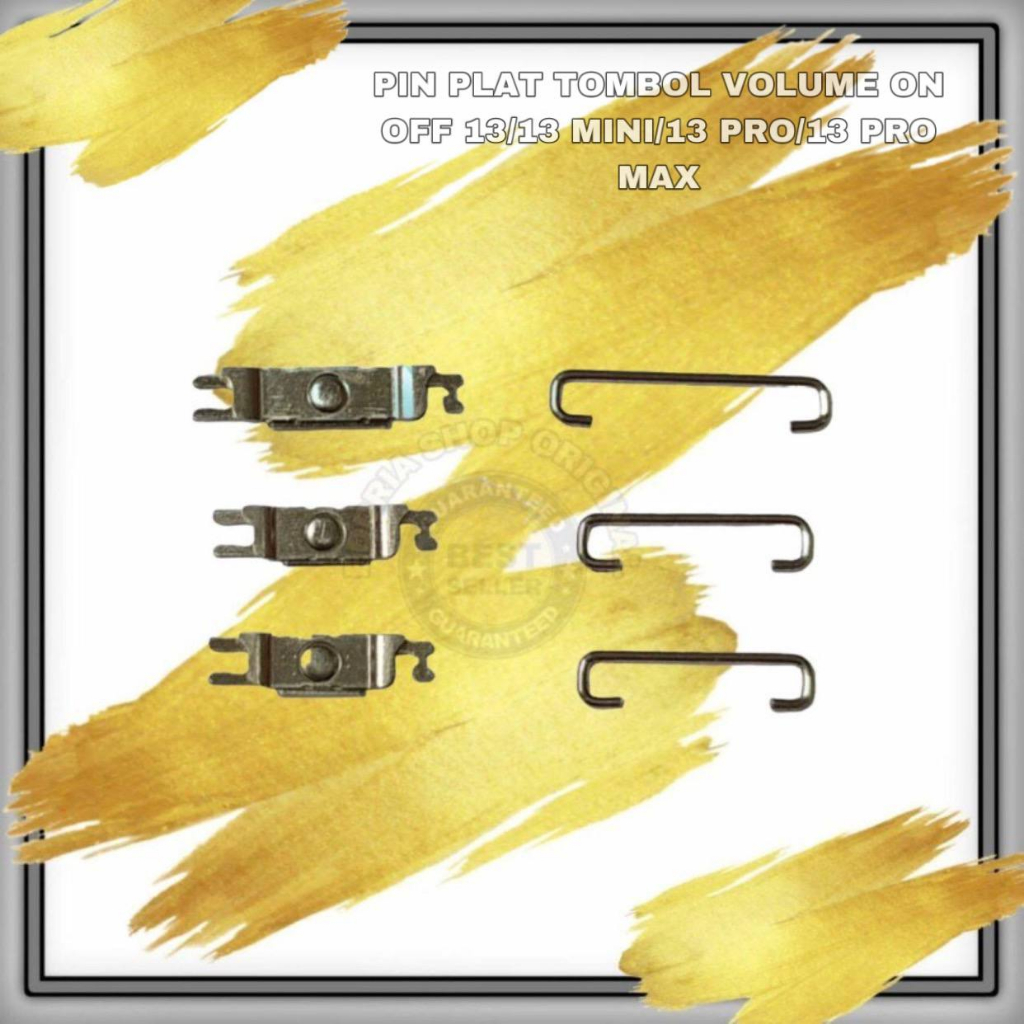PLAT PIN TOMBOL VOLUME ON OFF 13/13 MINI/13 PRO/13 PRO MAX NEW FULSET
