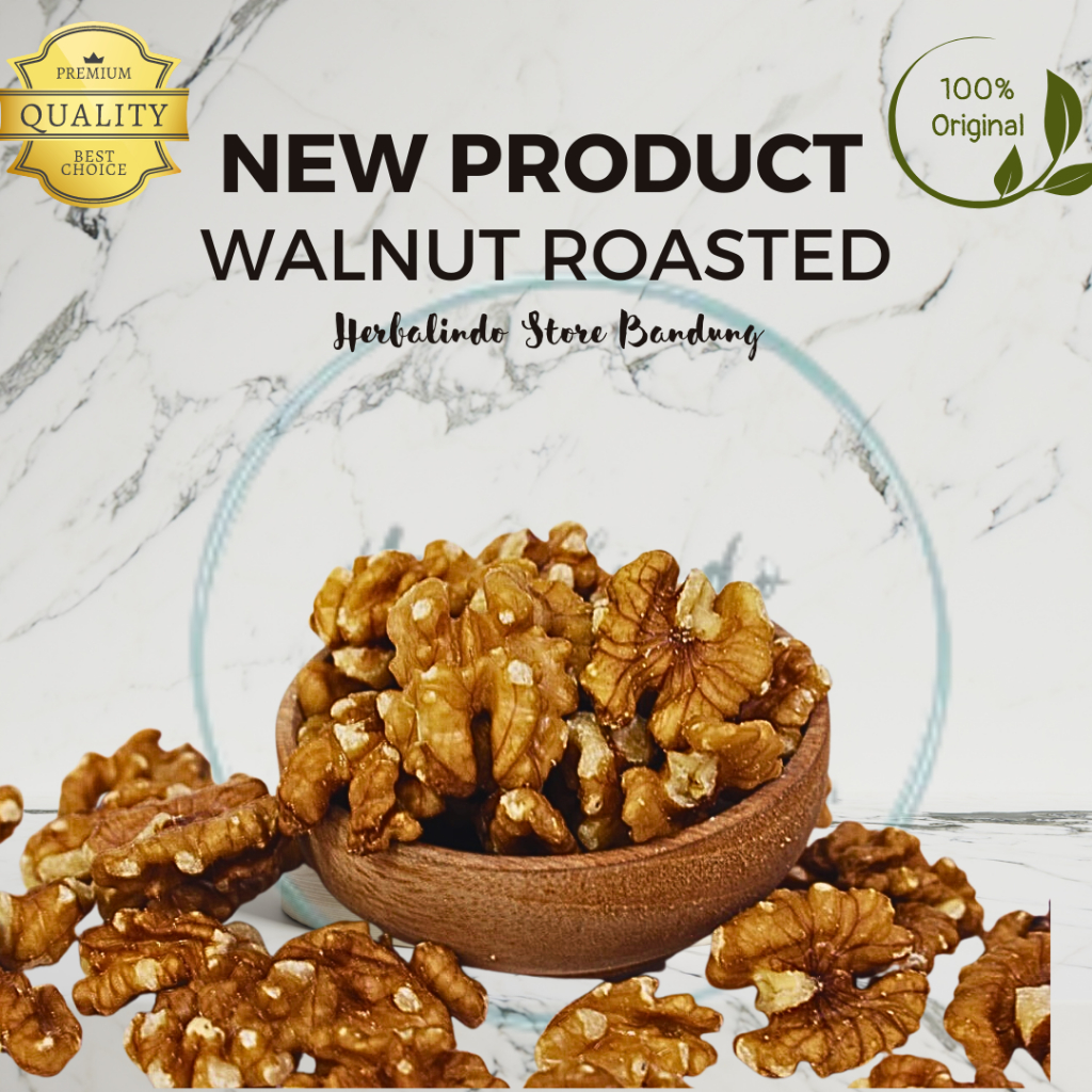 

Walnut Roasted Kacang Walnut Panggang Premium Quality 500 g/ 1 Kg