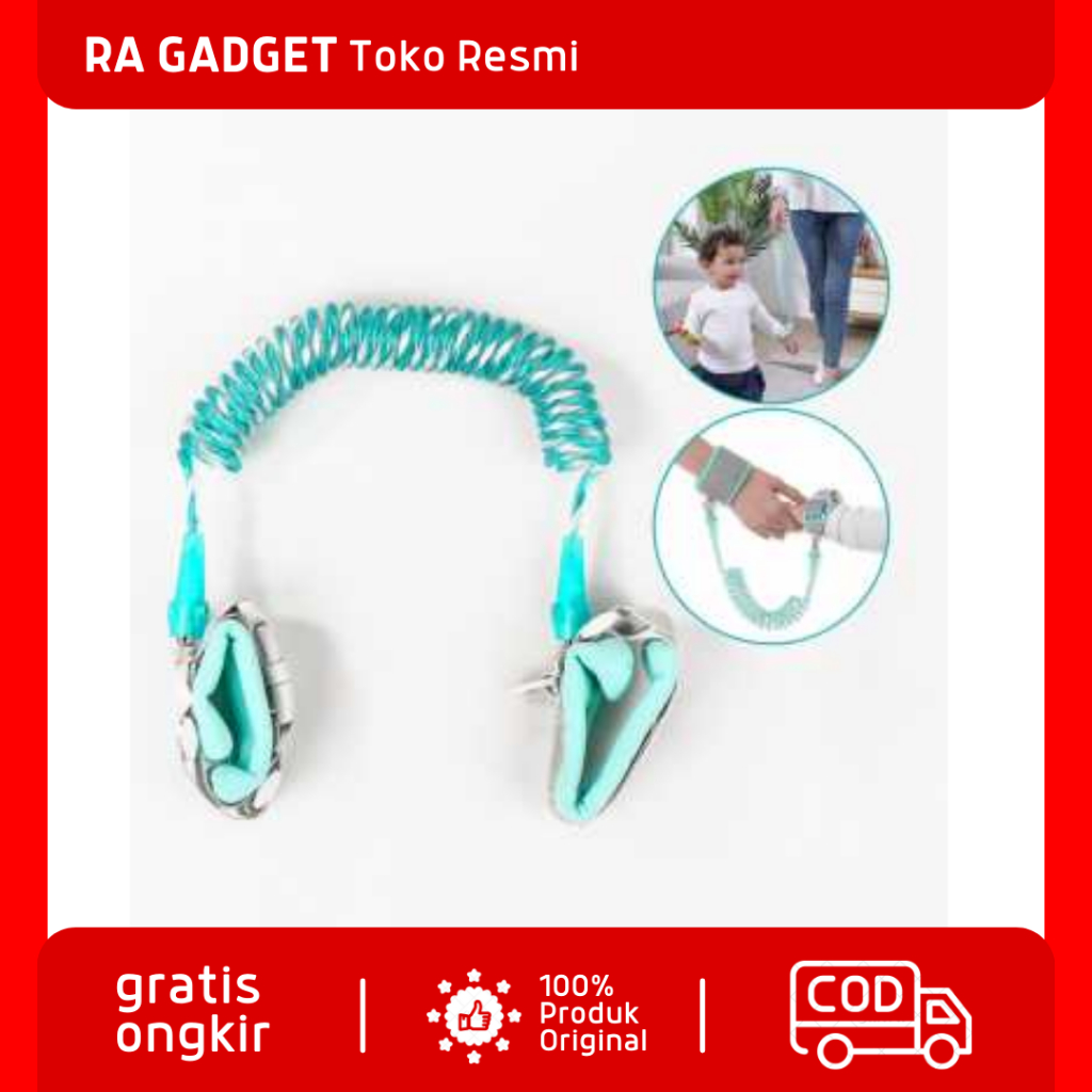 Babyplay Harness Balita Tali Tangan Anti Lost Wrist Link Kids 2.5 M / Gelang Tali Strap Pengaman Gan