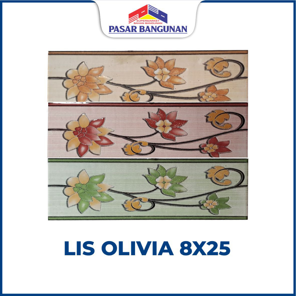 Lis Olivia 8x25 cm Lis Keramik