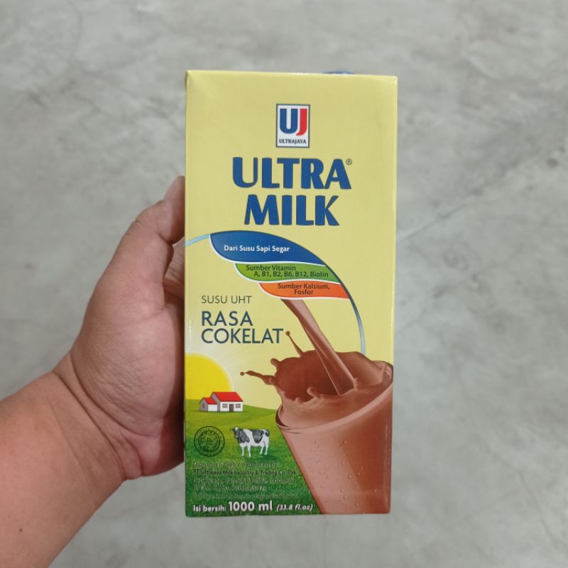 

Ultra Milk Susu Uht Rasa Cokelat Ultra Jaya 1 Liter