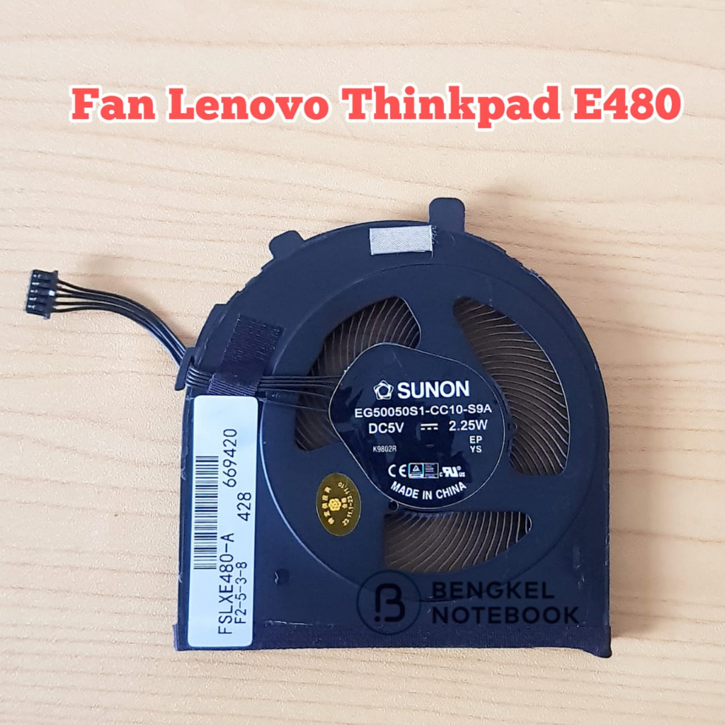 Fan Lenovo Thinkpad E580 E480 E580 E585 E490 E495 E495 590 E595 E590 E5999 R480 20KN 20KQ 20KS 20KT