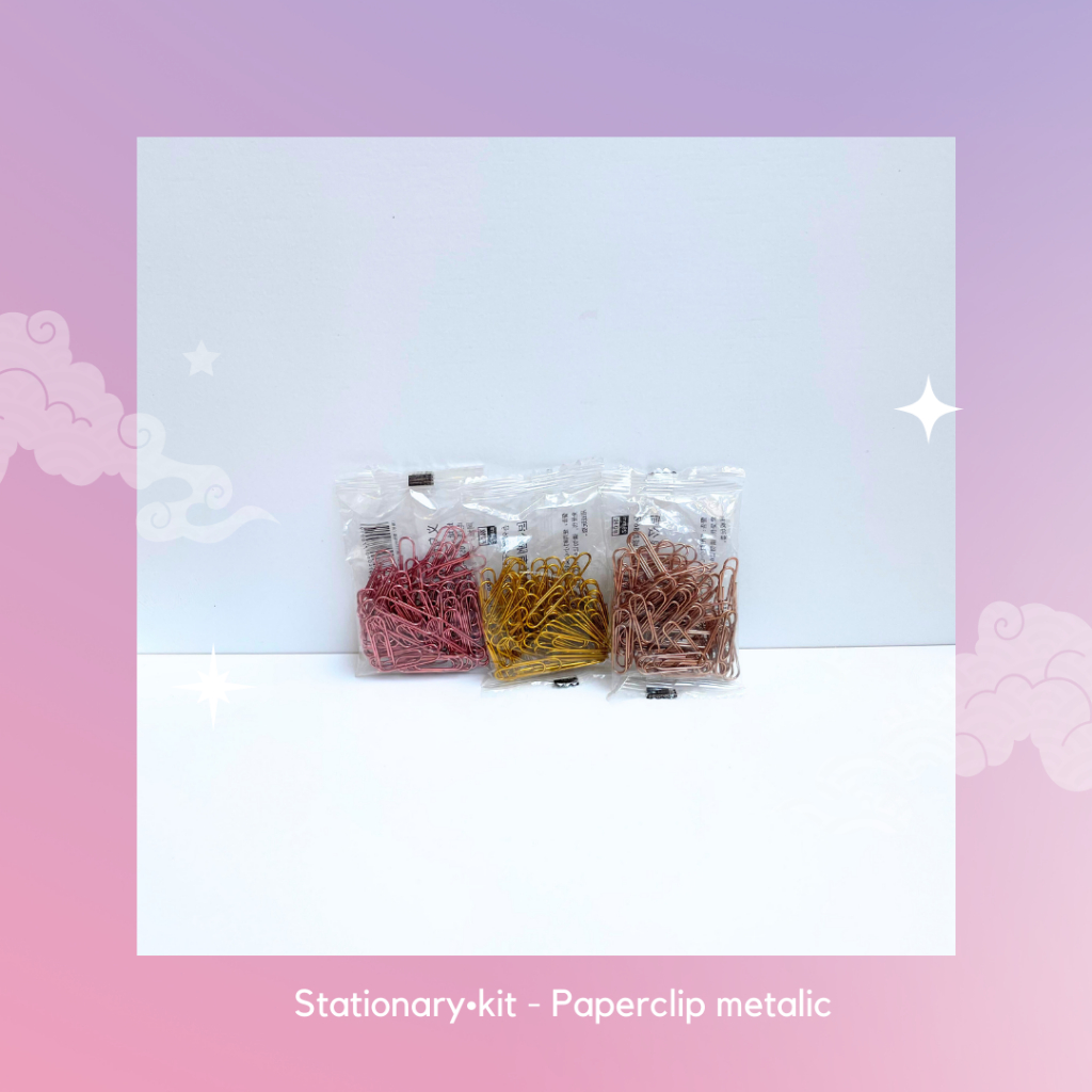 

Stationary•kit - Paperclip metalic