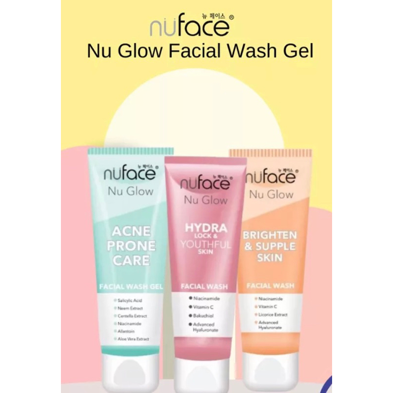 Nuface Nu Glow|Nuface Nu Glow Facial Wash 80gr