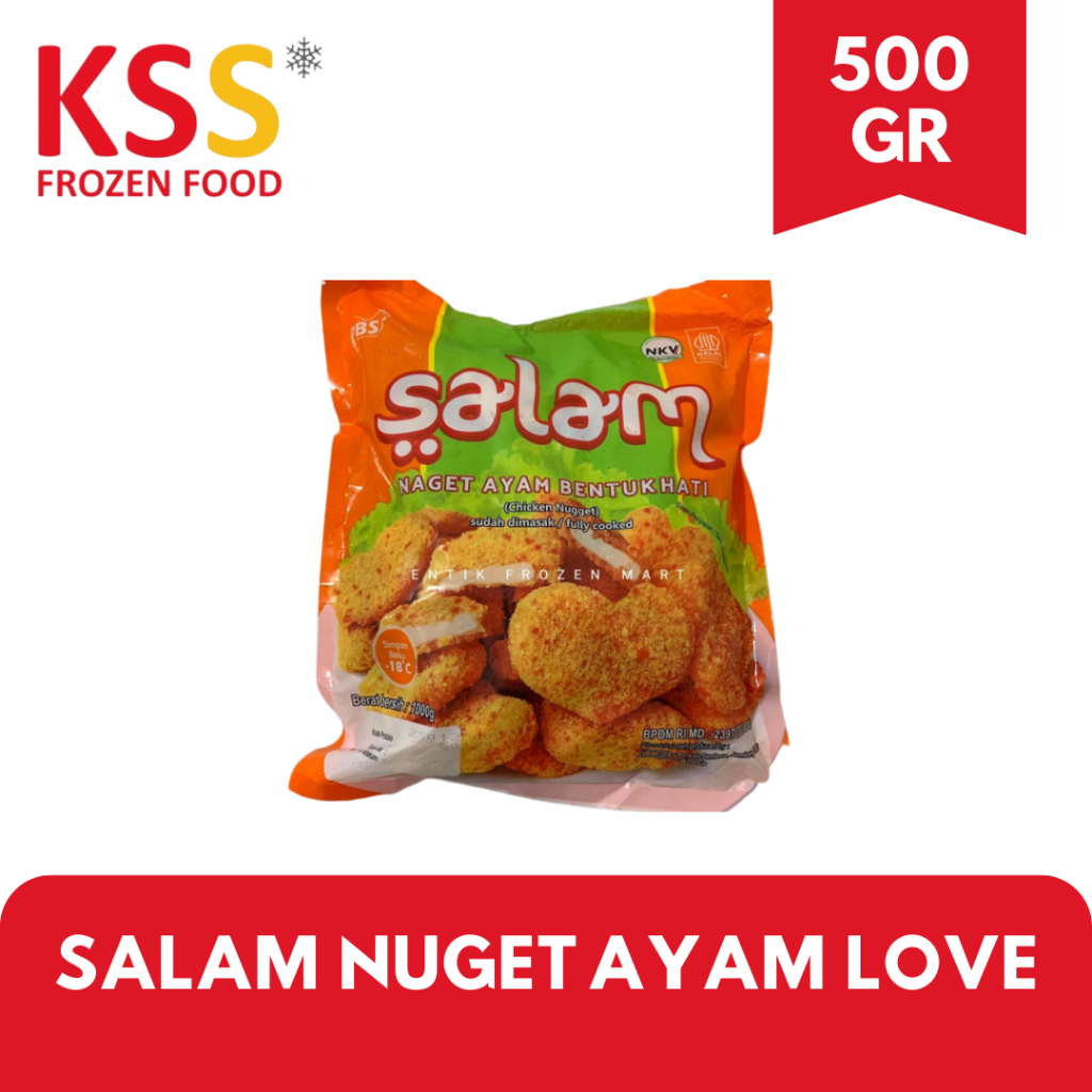 

SALAM NUGGET AYAM LOVE 500 GR