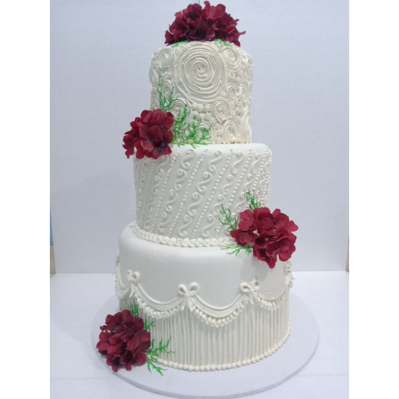 

weddingcake/kuepernikahan/kuepengantin/W.2307