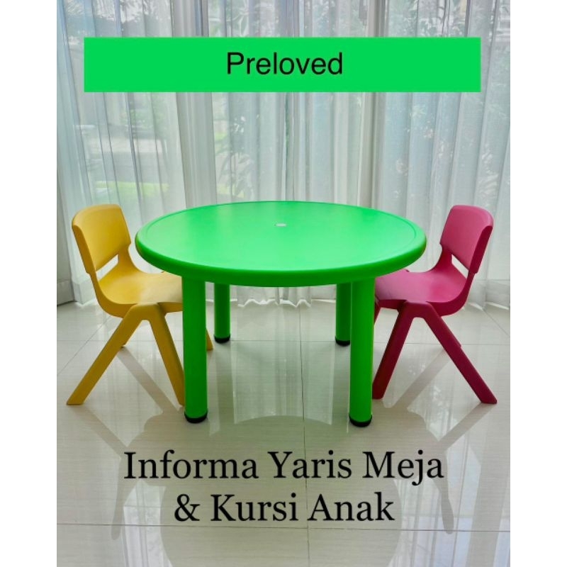 Preloved Informa Yaris Meja Kursi Belajar Anak