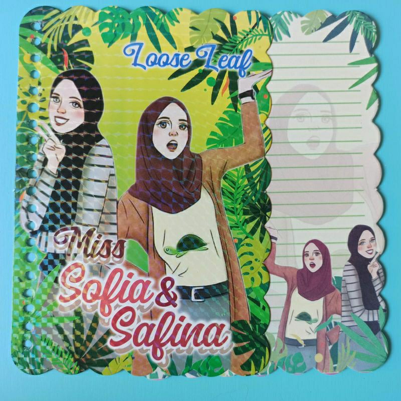 

20 LEMBAR ISI BINDER A5 HIJAB MOTIF 2