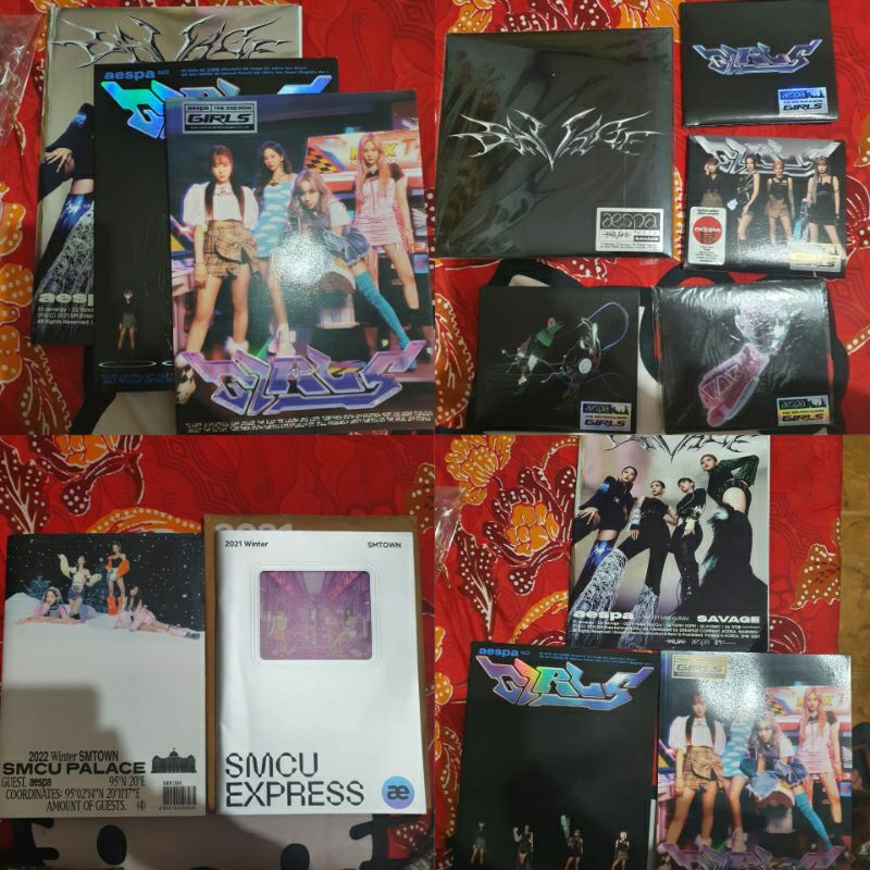 Album Only Treasure Digipack (Haruto), Aespa Savage Synk & Girls Digipack Rocket Puncher Karina, Le 