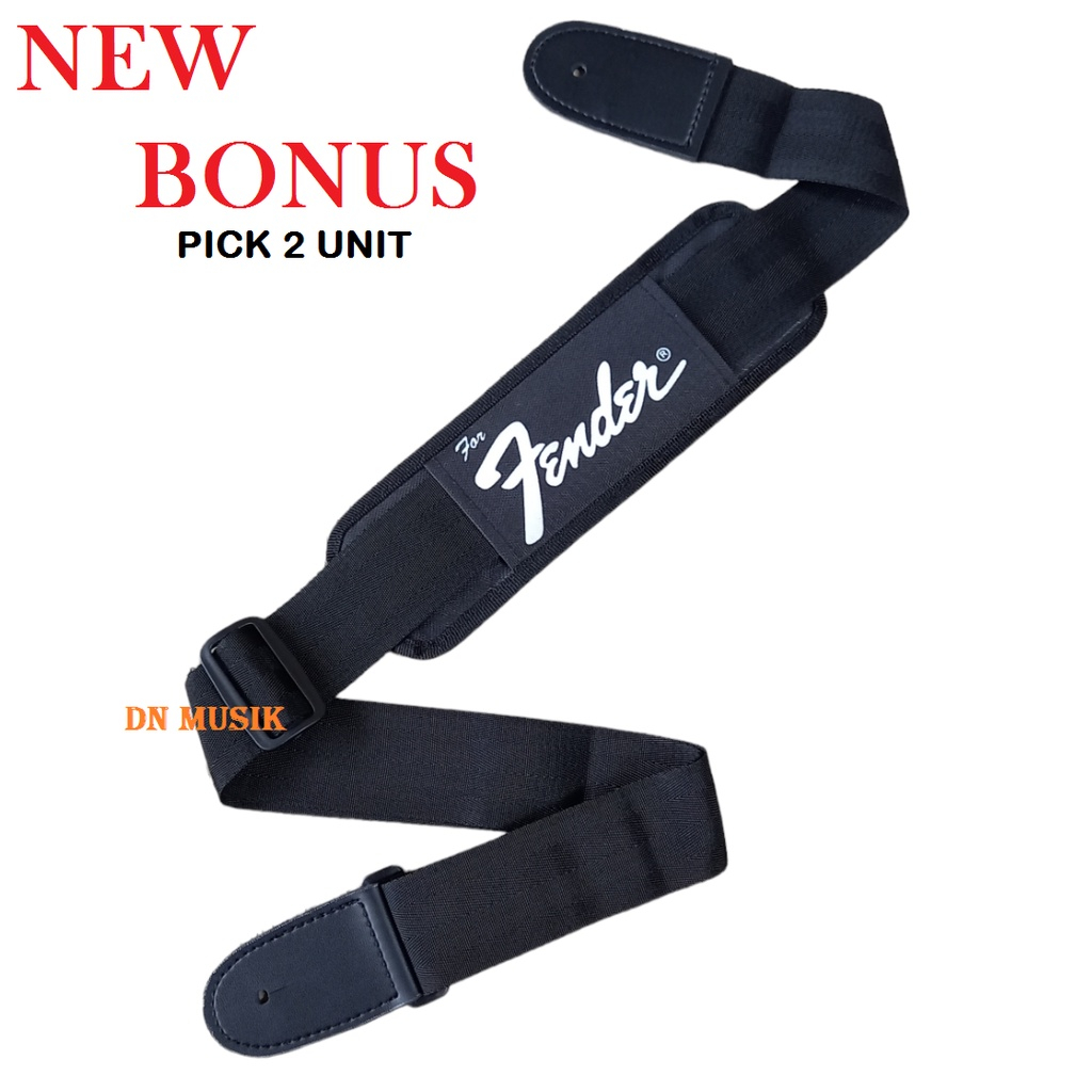 STRAP GITAR AKUSTIK  STRING & GITAR ELEKTRIK FENDER