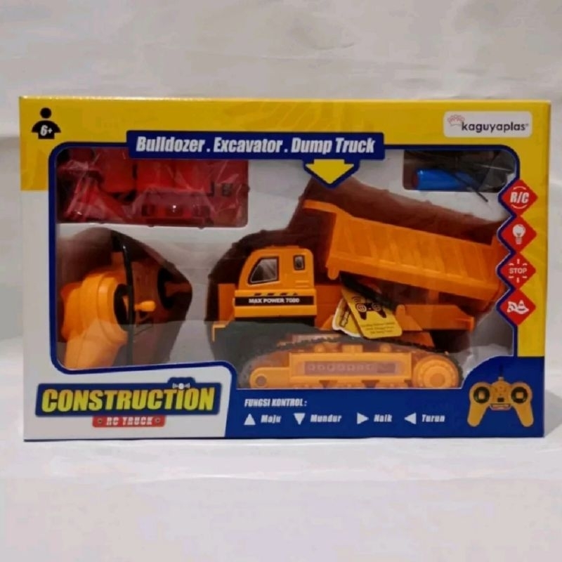 Mainan RC Dump Truck Remote Control Besar Kuning
