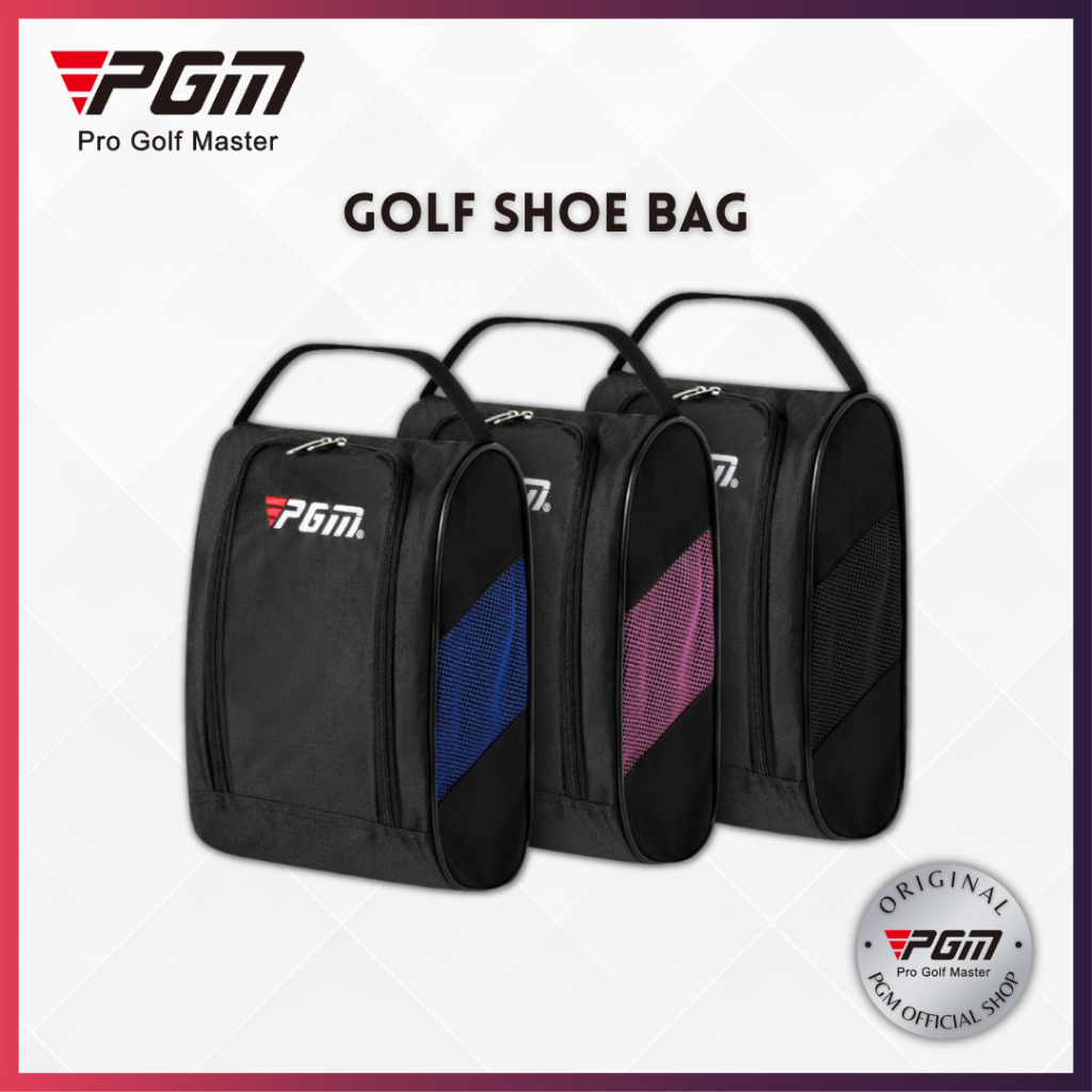 PGM Golf Shoe Bag Mini Nylon Lightweight Portable | Tas Sepatu Golf