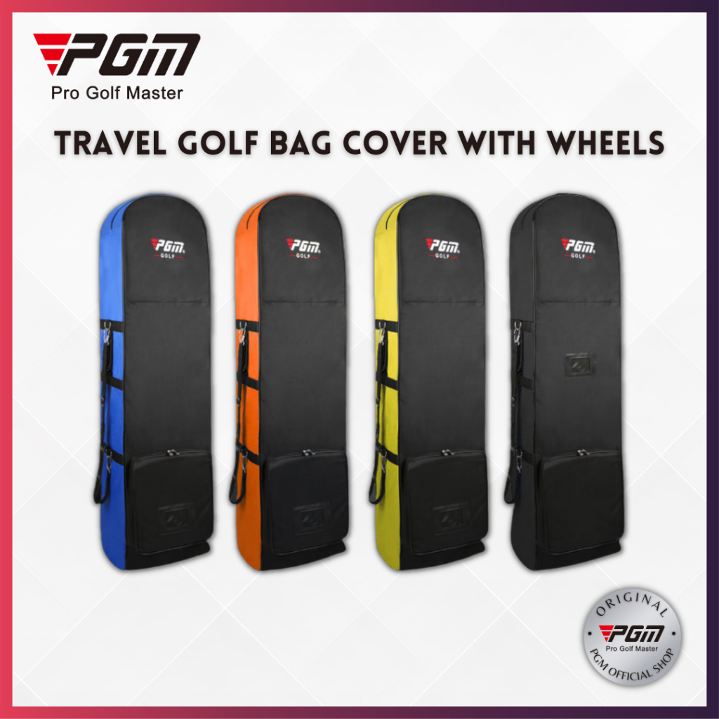 PGM Cover Golf Bag Travel Aviation Roda Wheels Sarung Penutup Tas Golf