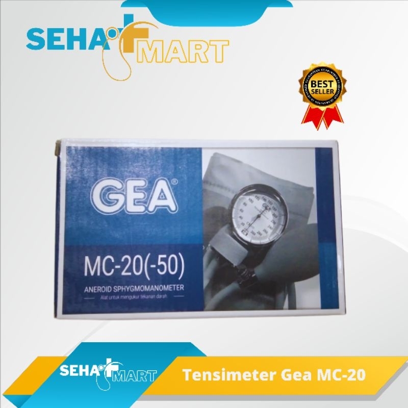 Tensimeter Aneroid Manual Tensi Bidan Puskesmas Klinik Apotik Alat Tes Tekanan Darah Gea MC-20 Origi