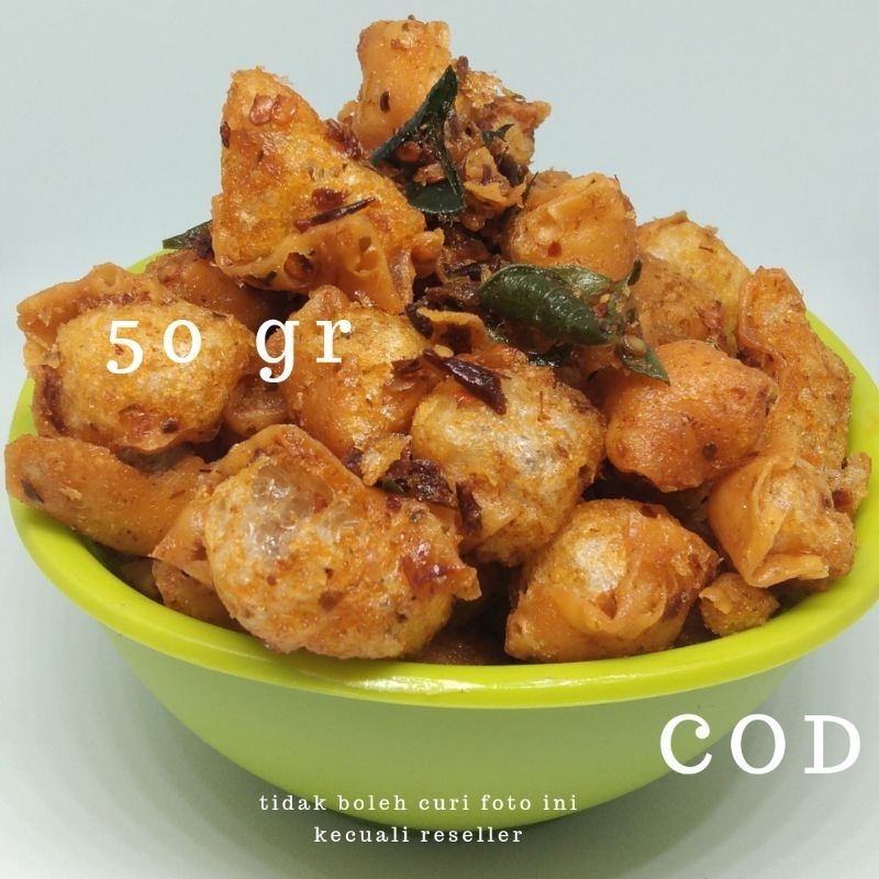 

SIOMAY KRIUK PEDAS UKURAN 50GR