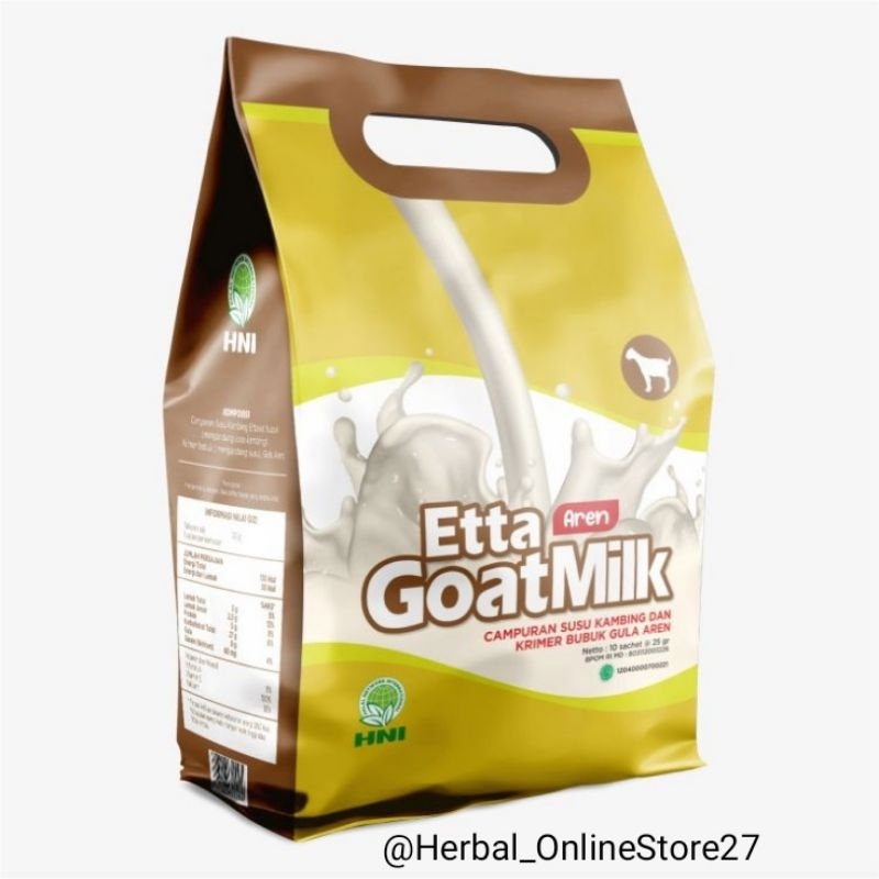 Etta Goat MILK Aren (Susu Kambing Gula Aren)