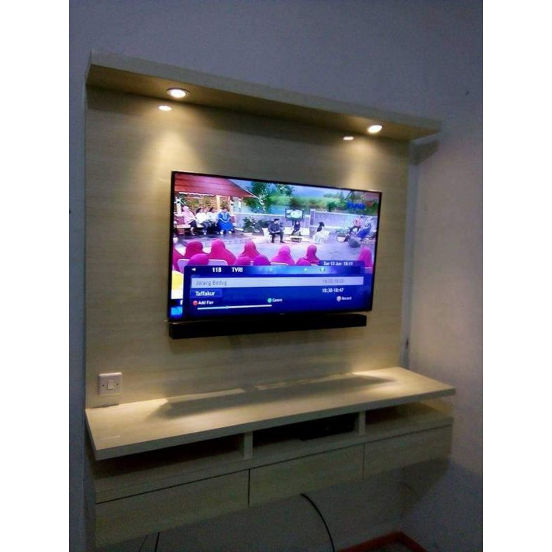BACKDROP TV MINIMALIS 24inch-60inch