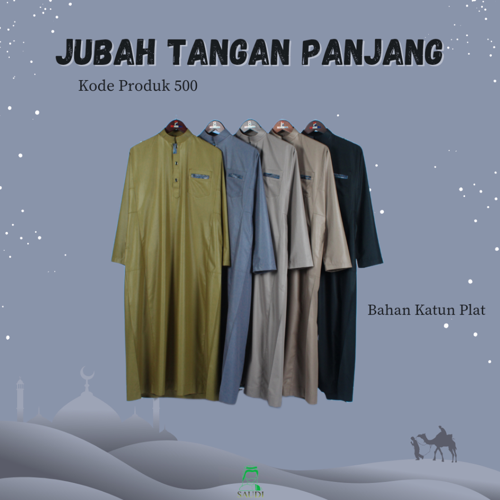 500 Jubah Gamis Anak Remaja Tanggung Benzema / Gamis Pria Benzema Muslim / Jubah Lengan Panjang / Ga