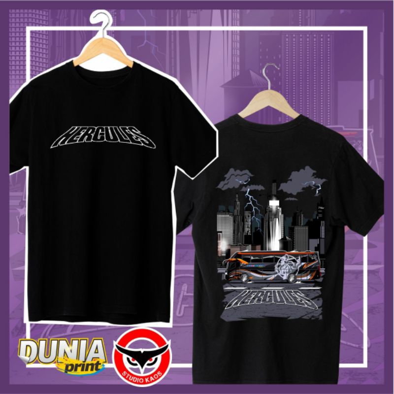 (free sticker)KAOS BUSMANIA MAHENDRA TRANSPORT COTTON COMBED 24S