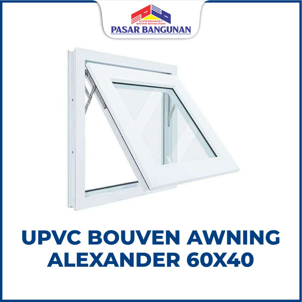 Jendela UPVC Bouven Awning Alexander 60x40