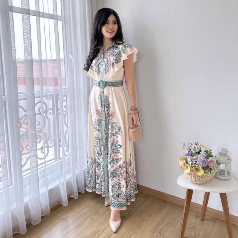 LUCY DRESS | Long Dress | Korean Dress | Korean Clothing | Korean Style | Korean Look