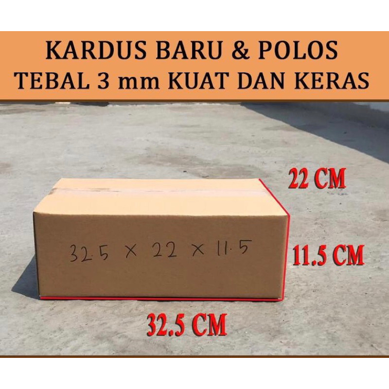 

Kardus 32,5x22x11,5 Kardus Baru Polos