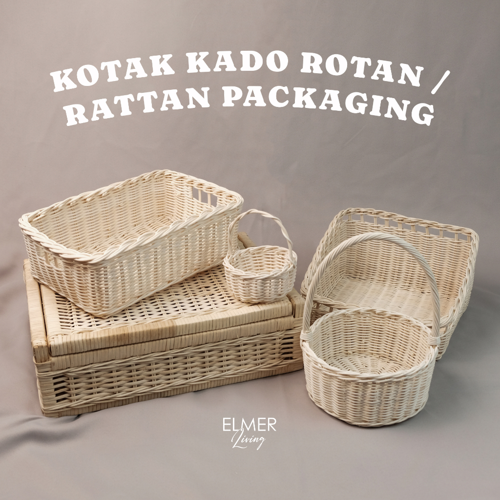 

KERANJANG ROTAN | KOTAK KADO | RATTAN PACKAGING