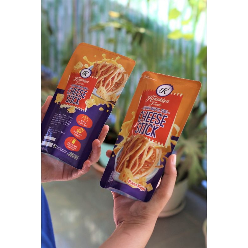 

Katakiya Cheese Stick Snack Gurih Rasa Keju/Snack Sampang/Camilan Sampang Berat 50 g