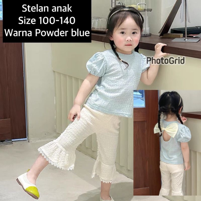RillyOutfit BJ013 Setelan Anak Perempuan Import