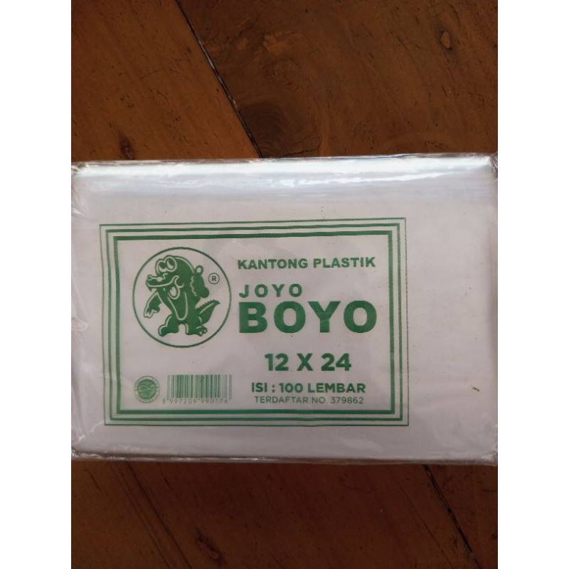 Kantong Plastik Joyo Boyo HD 12 x 24 cm (buram)