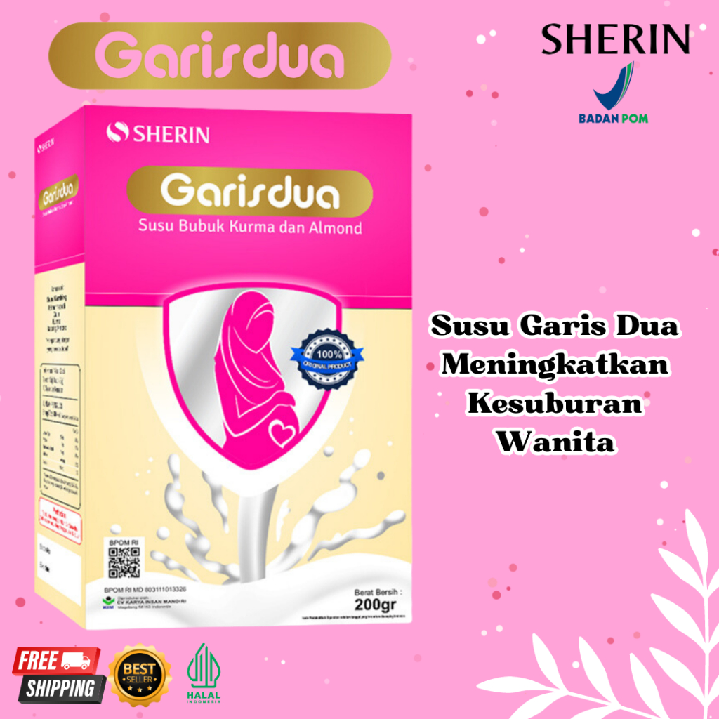 

Susu Promil Garis Dua 200gram / Garis dua Susu Bubuk Kurma dan Almond