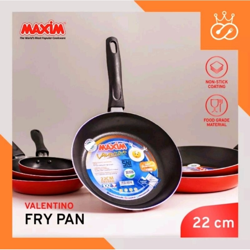 Teflon  MAXIM VALENTINO Ukuran 20cm, 22cm