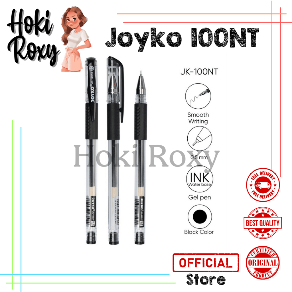 

Gel Pen Pulpen Pena Joyko JK-100NT 0.5 mm