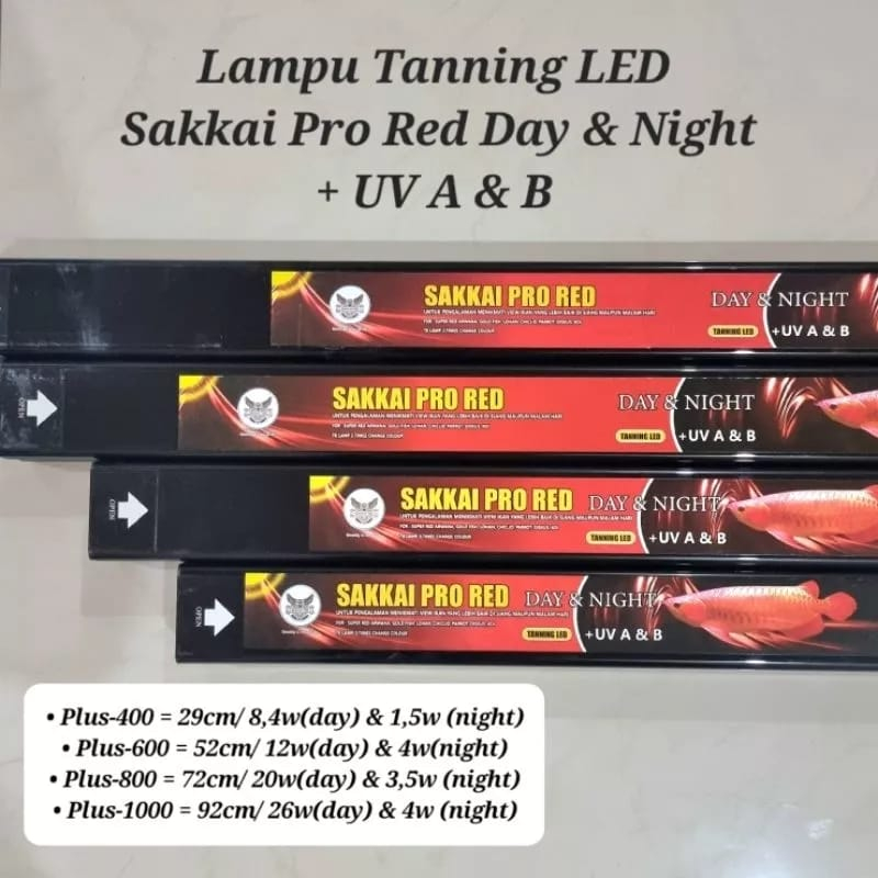 Led Sakkai Pro Red Day n Night Plus-600 / Lampu Aquarium