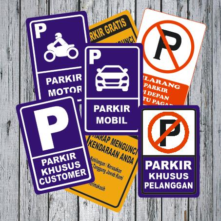 

Sticker Waterproof, Dilarang Parkir, Prkir Gratis, Parkir Khusus