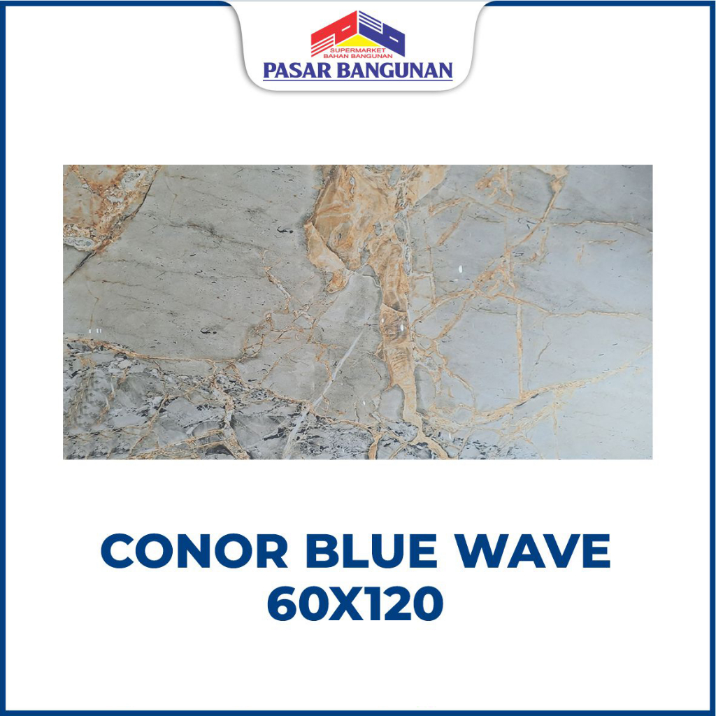Granit Conor Blue Wave 60x120 Granit Motif