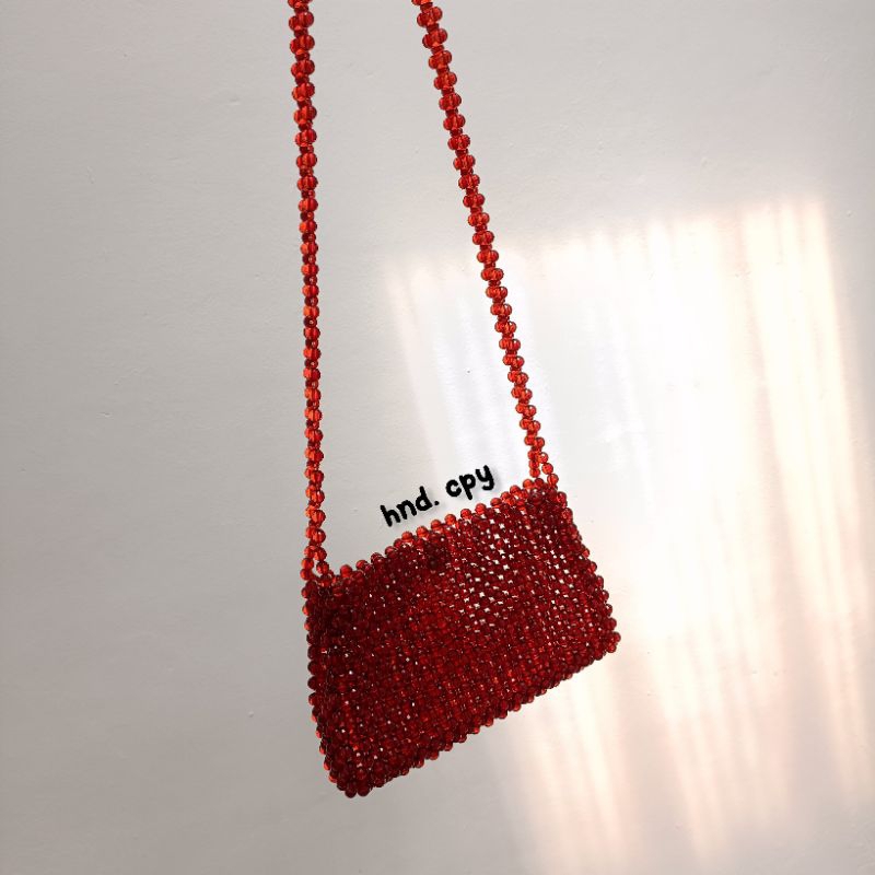 (READY STOK LANGSUNG KIRIM) - TAS MANIK MANIK / BEADS BAG / TAS BANGKOK / TAS MUTIARA