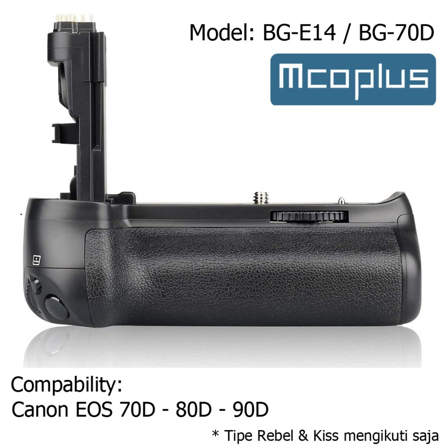 Battery Grip BG-E14 for Canon 70D/80D