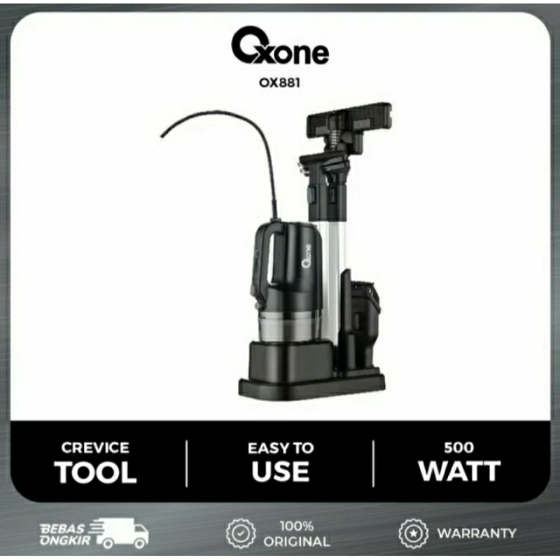 Oxone OX-881 Cyclone Hand Vacuum Cleaner Hitam 3.2 kg 500W