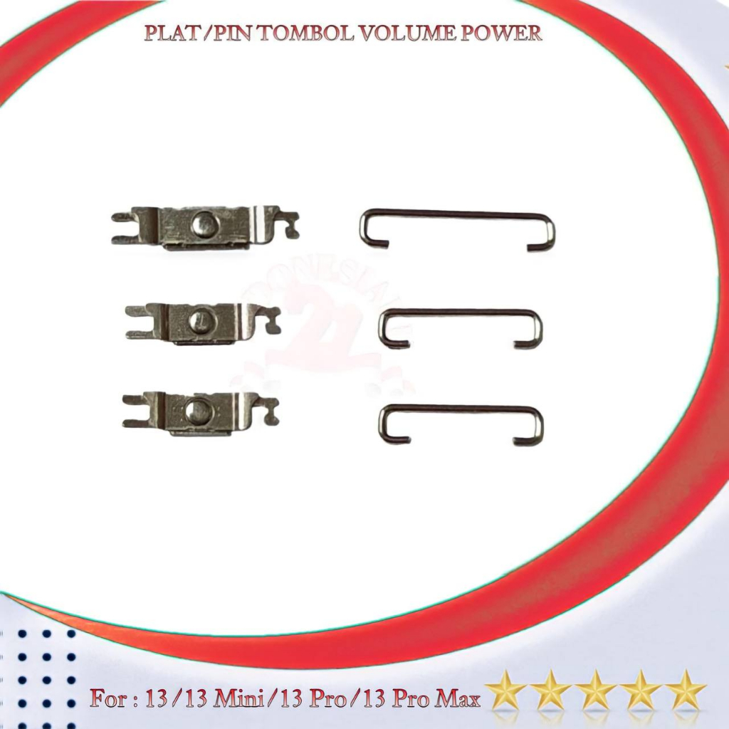 PIN PLAT TOMBOL ON OFF VOLUME 13/13 MINI/13 PRO/13 PRO MAX NEW