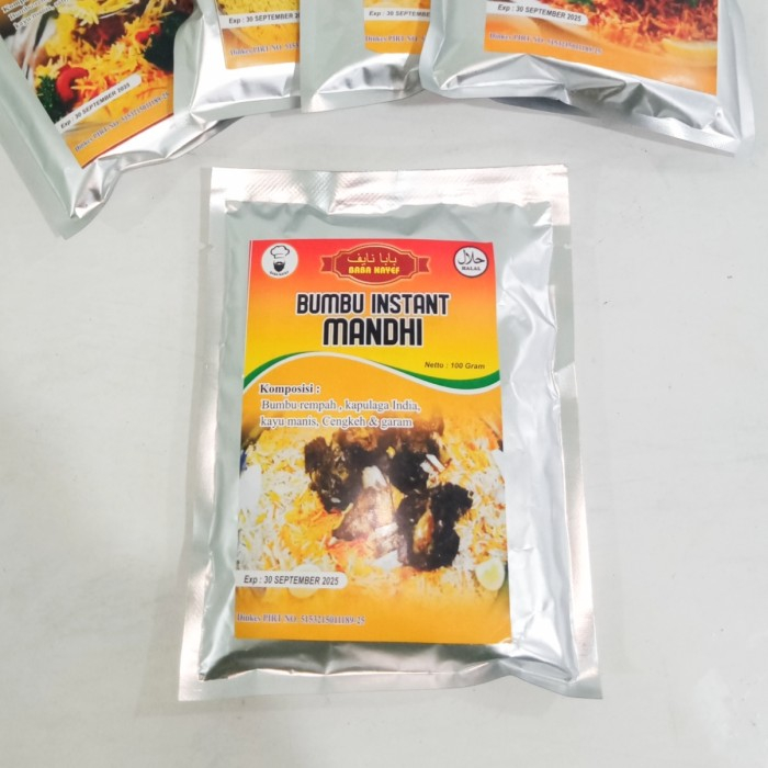 

Bumbu Instant Beras Basmati 100Gram Variasi Bumbu Basmati Baba Nayeef