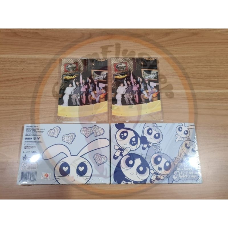 Ready stock NEW JEANS - GET UP PPG WEB WEVERSE POWER PUFF GIRL X NJ BOX