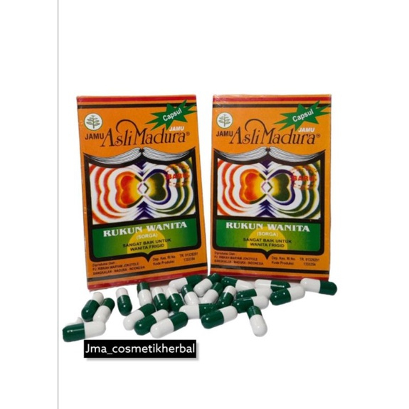 Jamu Kapsul Frigid Rukun Wanita Meningkatkan Gair*h Wanita Herbal Tradisional Asli Madura Original