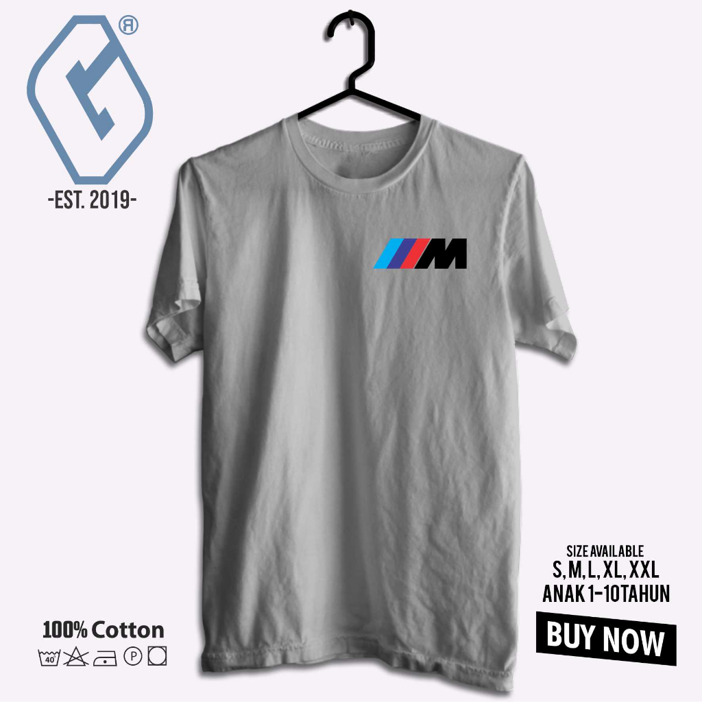 kaos distro bmw logo dada / baju bmw logo dada