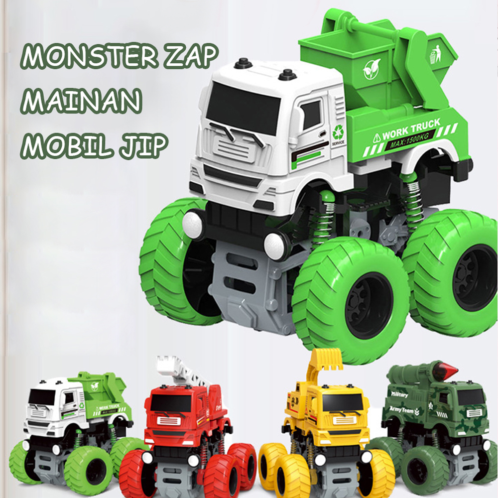 UCLI Mobil mainan anak/Mainan inersia Offroad/Mainan Mobil Anak Monster Zap Jip offroad