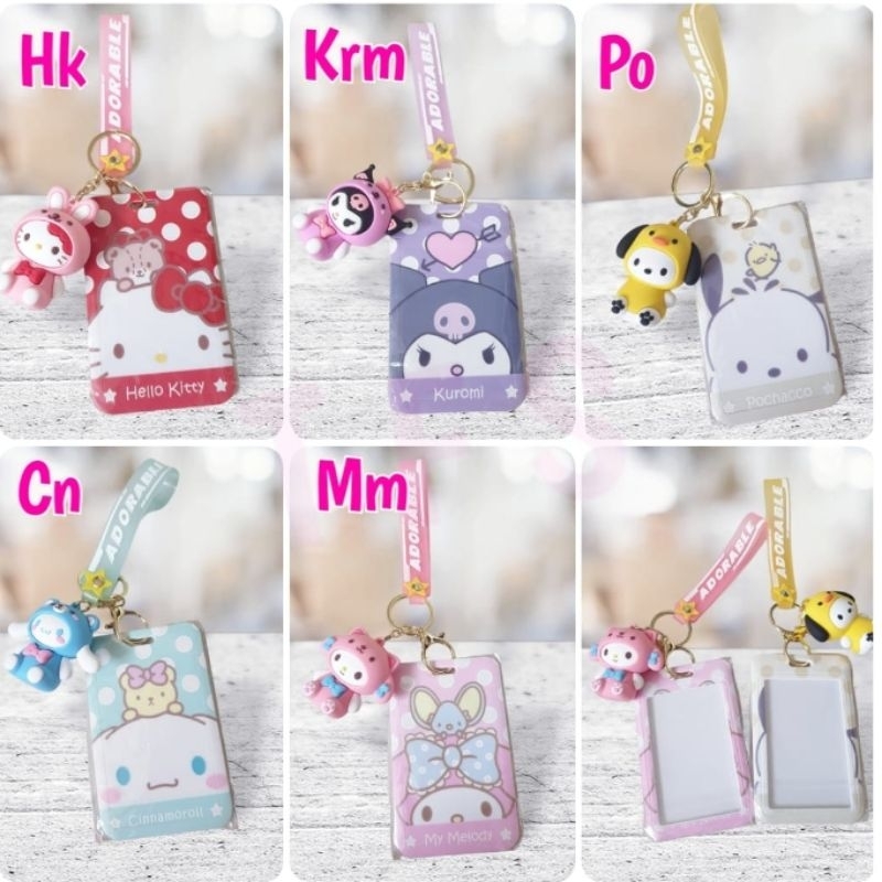 

CL Gantungan name tag bandul Kuromi Cinnamoroll My Melody Hello Pochacco