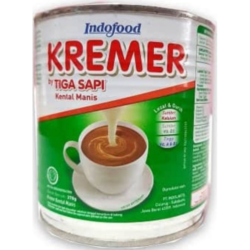 

Kremer Tiga Sapi 490gr/kremer kental manis