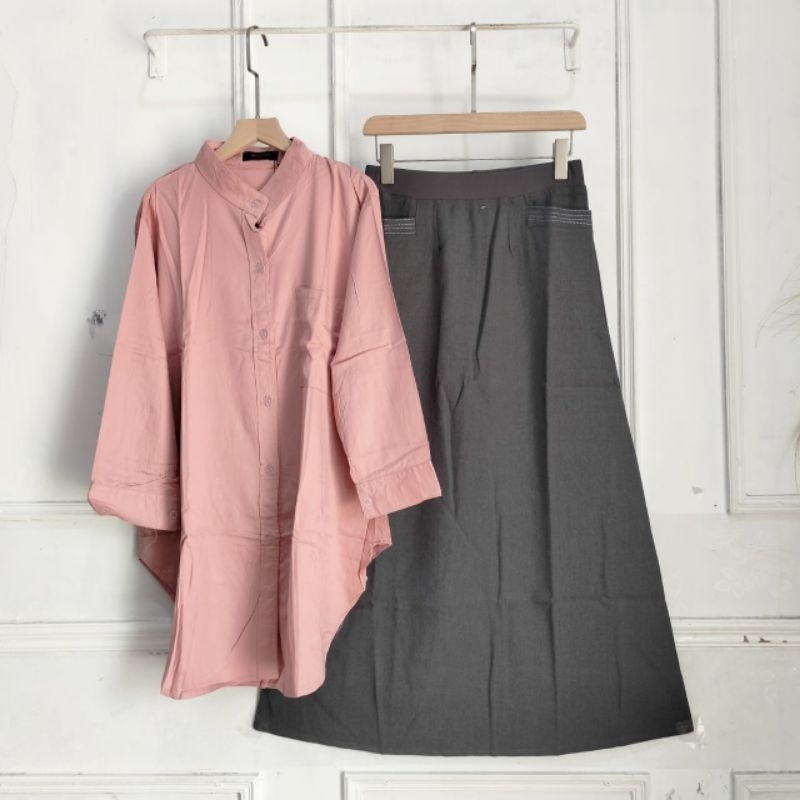 Set Rok Payung Import+ Kemeja Rayon