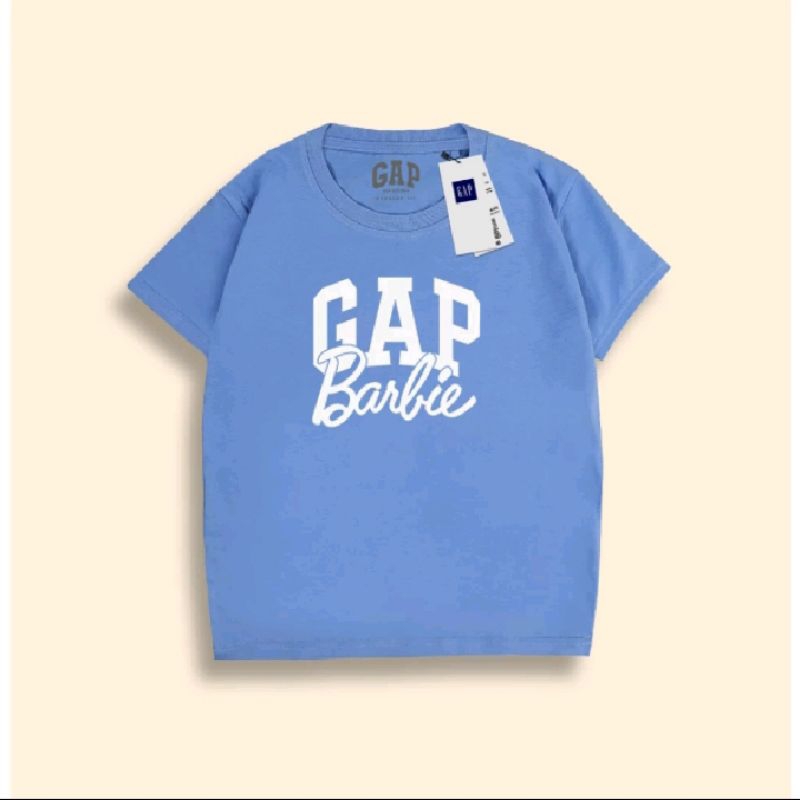Kaos anak laki-laki perempuan 1-12 tahun baju atasan Gap Barbie