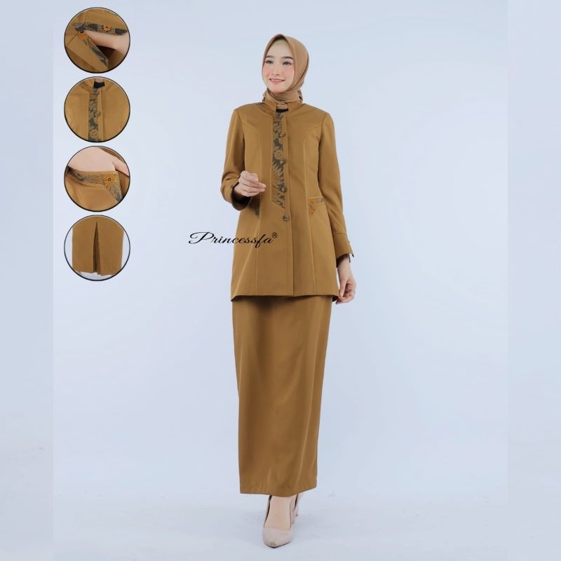 blazer wanita seragam dinas Pemda baju Pemda seragam khaki seragam dinas ASN baju khaki